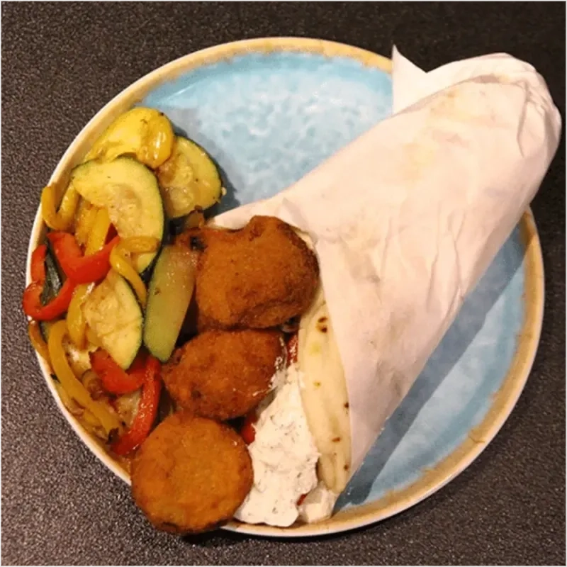 Pita falafel